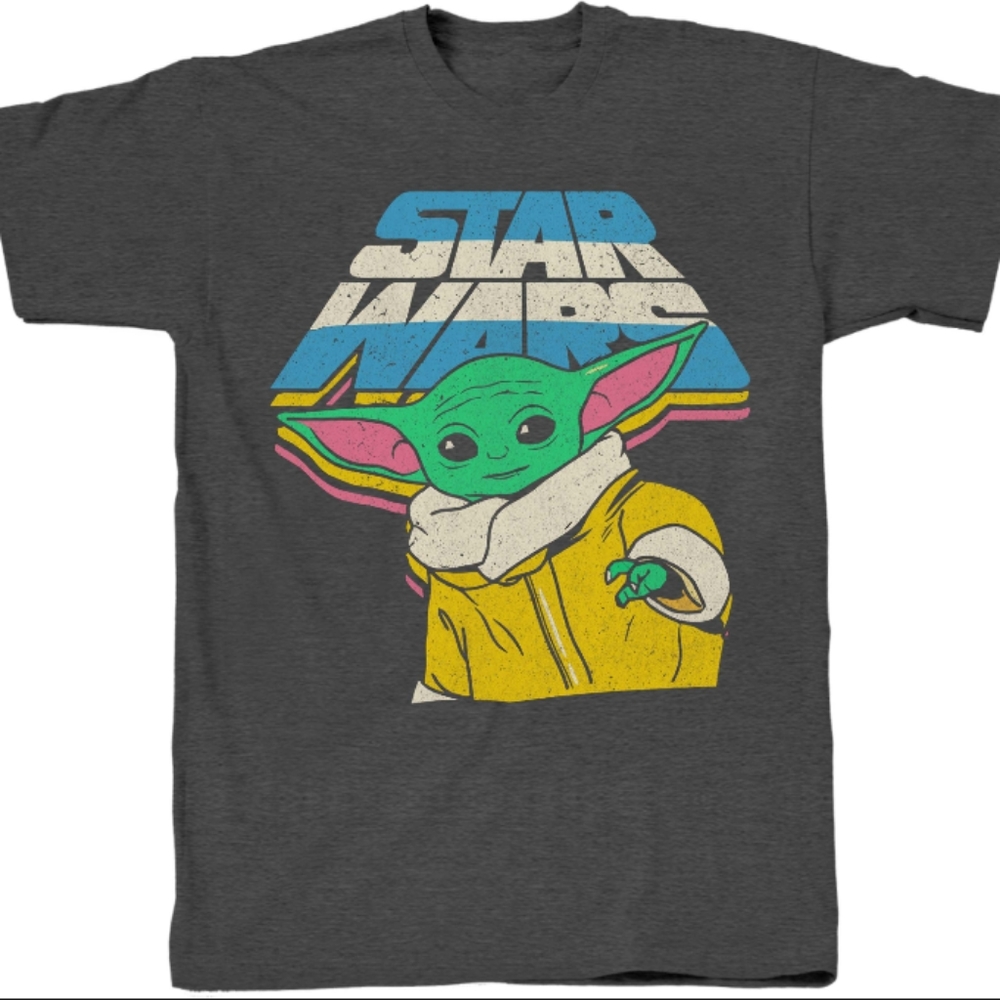 🆕Geeknet Star Wars Grogu Name Drop T-Shirt GameStop Exclusive Baby Yoda Shirt